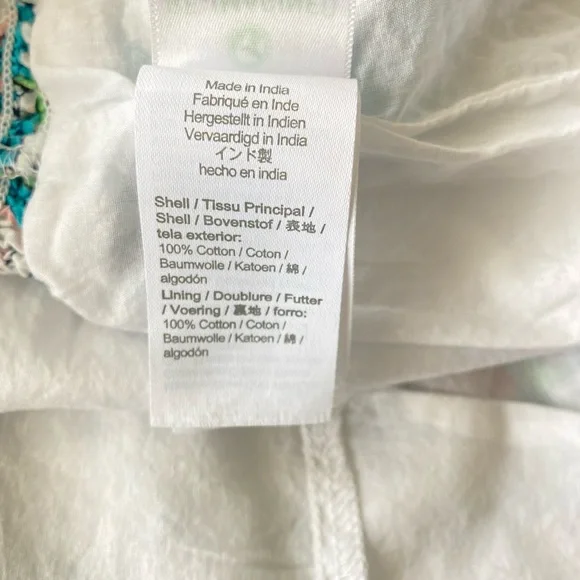 J. Crew Factory Smocked Tiered Floral Mini skirt , medium - Picture 9 of 12